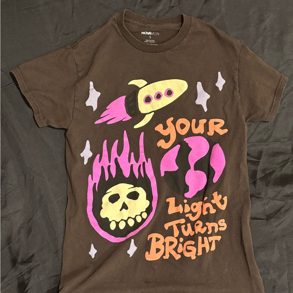 Brown Graphic T-Shirt